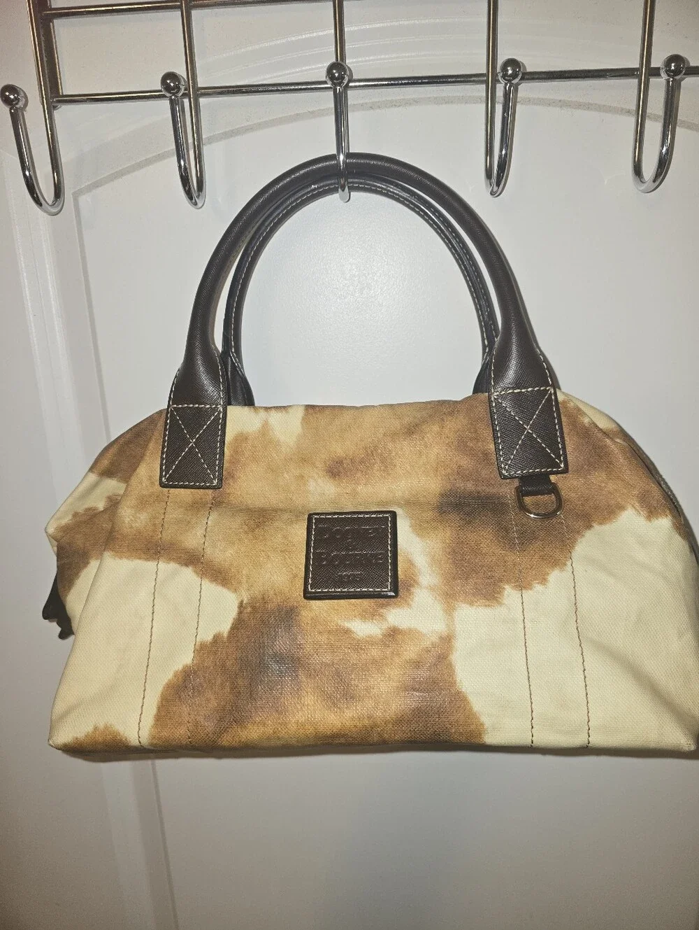 Rare Dooney & Bourke Vintage Cow Satchel